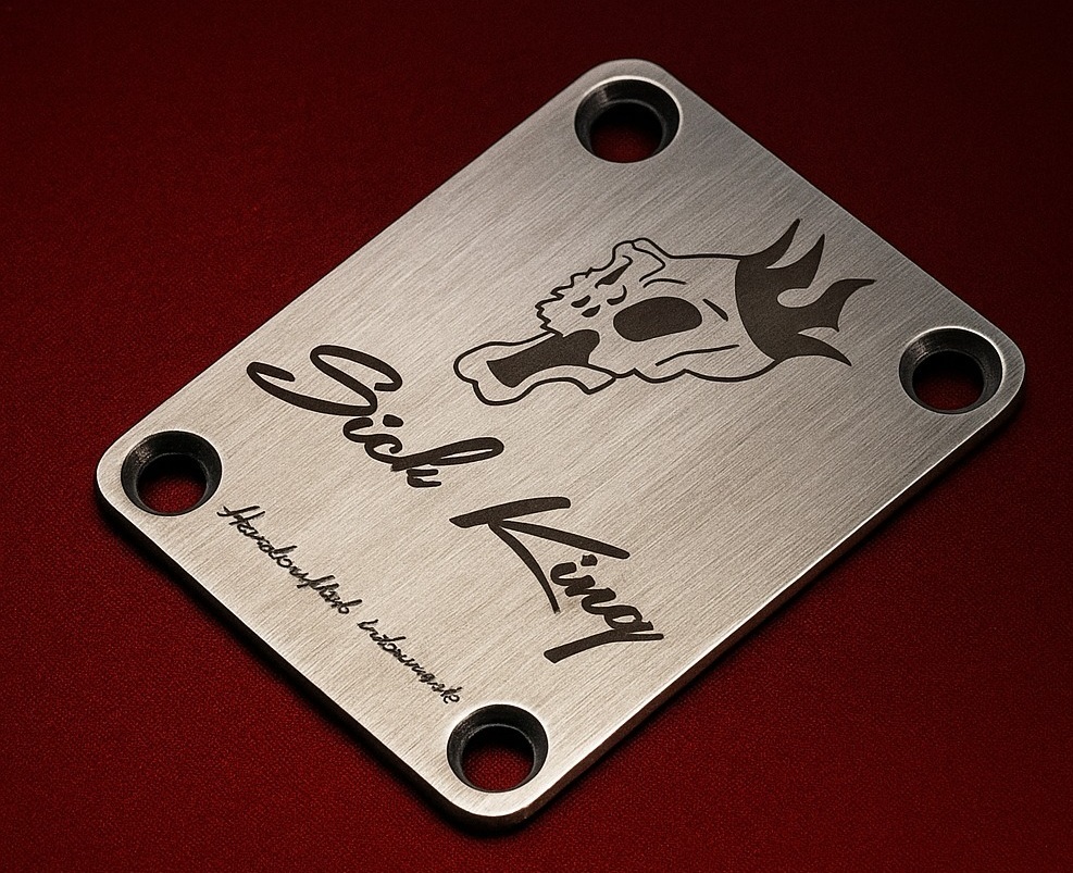 Anodised Aluminium Laser Marking Labels