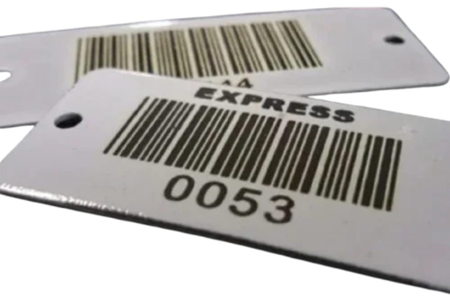 aluminum steel metal barcode Metal Tags